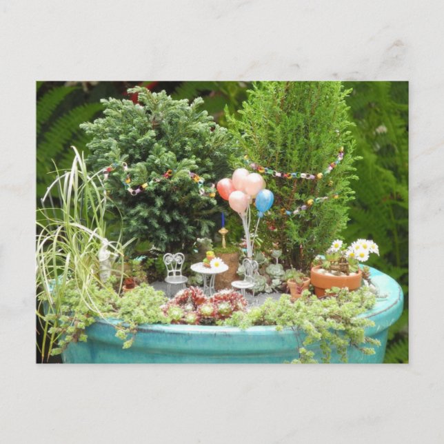 Party Einladung Postkarte (Vorderseite)