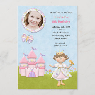 Party Einladung Prinzessin-Birthday