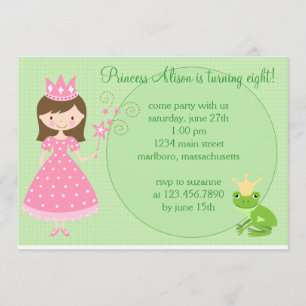 Party Einladung Prinzessin-Birthday