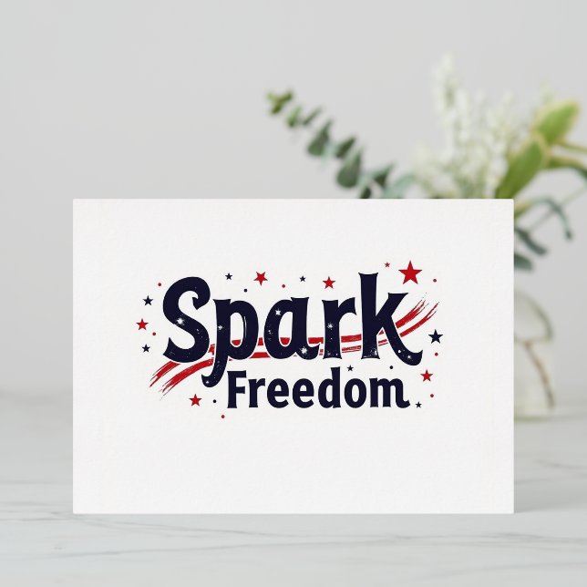 Party Einladung Spark Freedom (Stehend vorne)