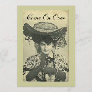 Party Einladung - Vintager Vixen Einladung!