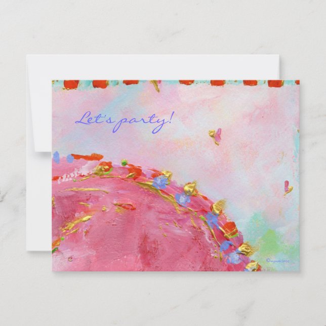 Party Einladung von Herz und Soul (Vorderseite)