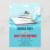 Party Einladung von Kreuzfahrtschiffen