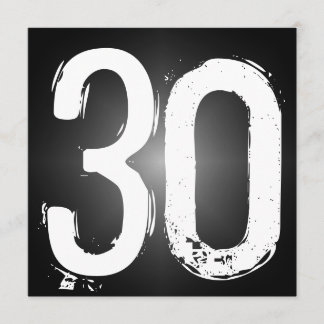 Party Einladung zum 30. Geburtstag