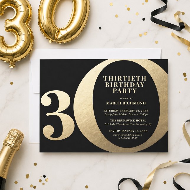 Party Einladung zum 30. Geburtstag (Von Creator hochgeladen)