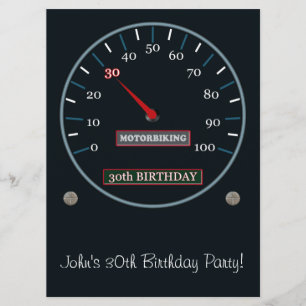 Party Einladung zum 30. Geburtstag