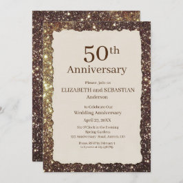 Party Einladung zum 50. Hochzeitstag