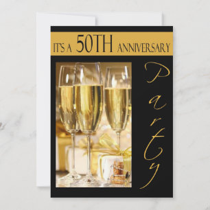 Party Einladung zum 50. Jahrestag