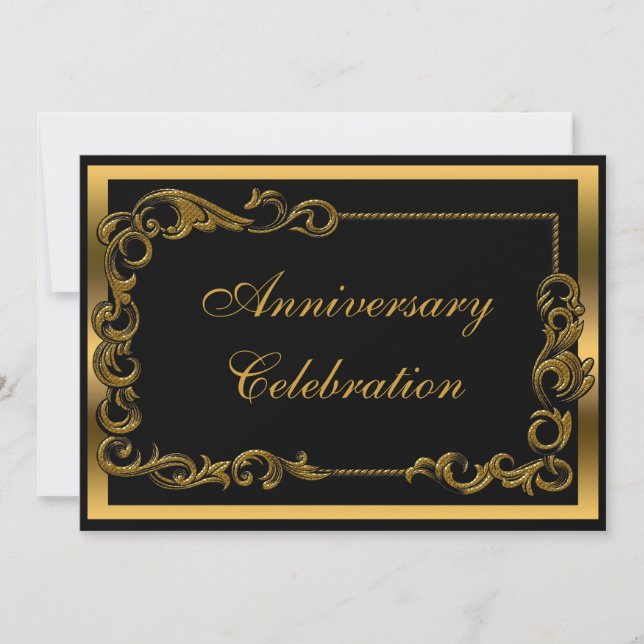 Party Einladung zum Hochzeitstag (Vorderseite)