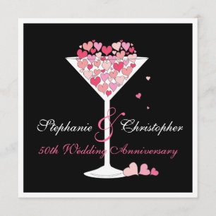 Party Einladung zum Jahrestag des Herzens