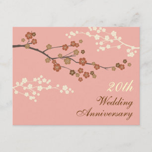 Party Einladung zum Jahrestag des Plum Blossom A P