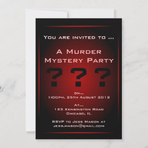 Party Einladung zum Mysterium