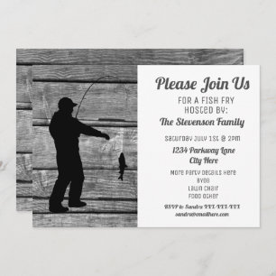 Party Einladung zur GRILLEN der Fischbestände im G