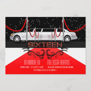 Party Einladungen des roter Teppich-Bonbon-16