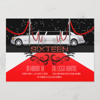 Party Einladungen des roter Teppich-Bonbon-16