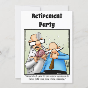 Party Einladungen des Spaßes für die sonnige mediz