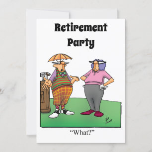 Party Einladungen für den Spaß von Funny Retiremen