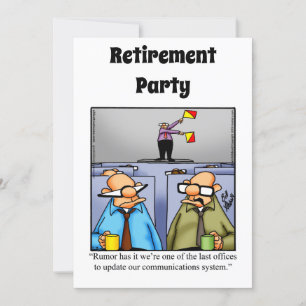 Party Einladungen für den Spaß von Funny Retiremen