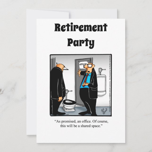 Party Einladungen für den Spaß von Funny Retiremen (Vorderseite)
