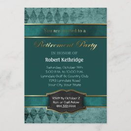 Party Einladungen für die aquamarine Raute