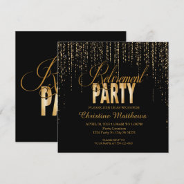 Party Einladungen für die Goldene Altersversorgung