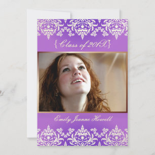 Party Einladungen für Vintage Damaskus/Abschlüsse