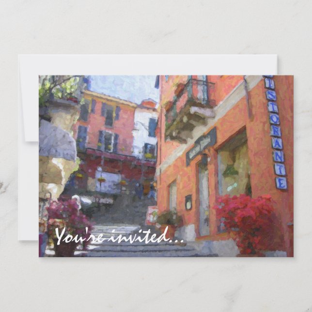 Party Einladungen im Norden Italiens (Vorderseite)