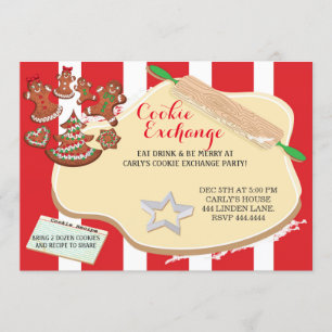 Party Einladungen zum Austausch von Weihnachts-Coo