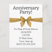 Party Einladungen zum Jahrestag