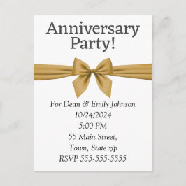 Party Einladungen zum Jahrestag