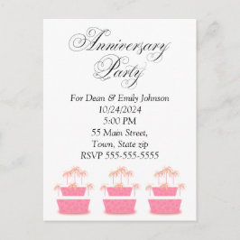 Party Einladungen zum Jahrestag