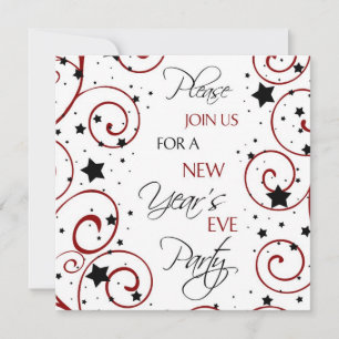 Party Einladungs-Karte des Sylvesterabends Einladung