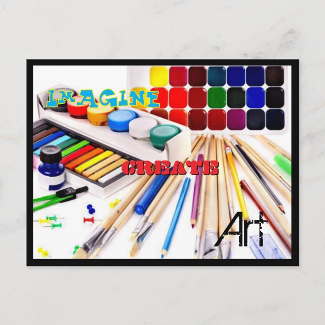 Party Einladungspostkarte (Vorderseite)