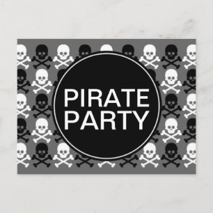 Party Einladungspostkarte