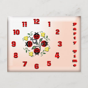 Party Einladungspostkarte