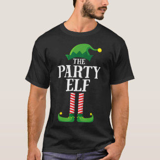 Party Elf Matching Family Group Weihnachtsfest Wei T-Shirt