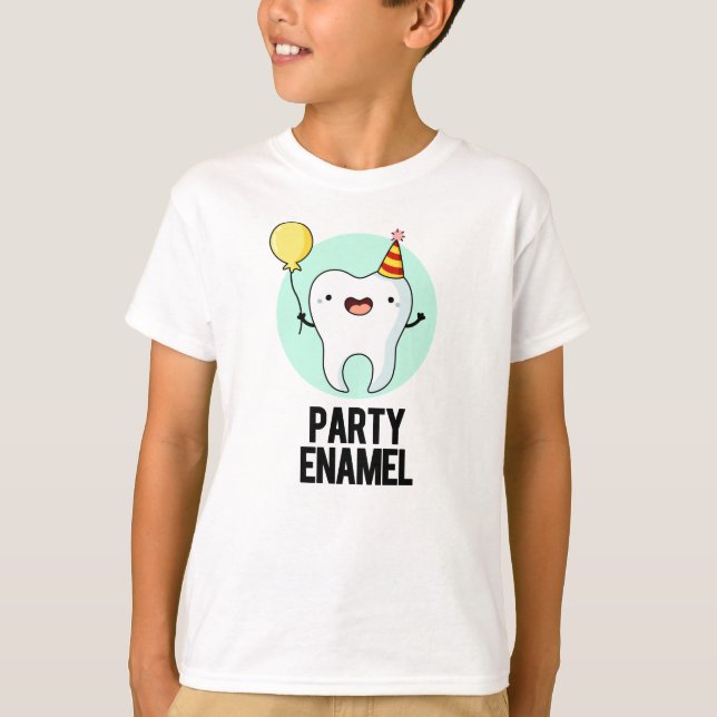 Party Enamel Funny Tooth Puff T-Shirt (Vorderseite)