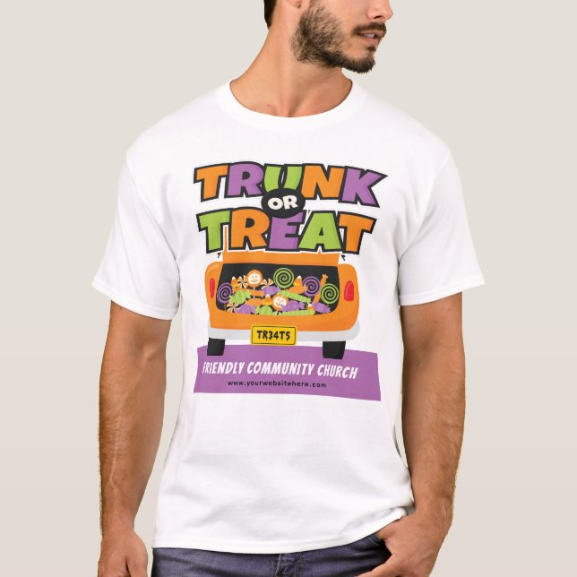 Party-Ereignis aus Trunk oder Leckerei T-Shirt (Vorderseite)