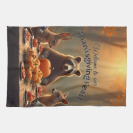 Party Erntedank  Friends and Family Geschirrtuch