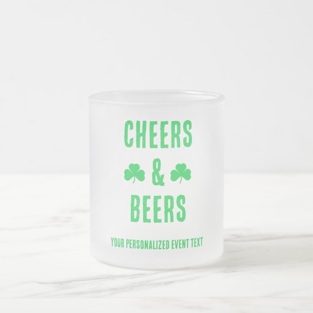 Party-Event für Cheers und Biere Mattglastasse (Mittel)