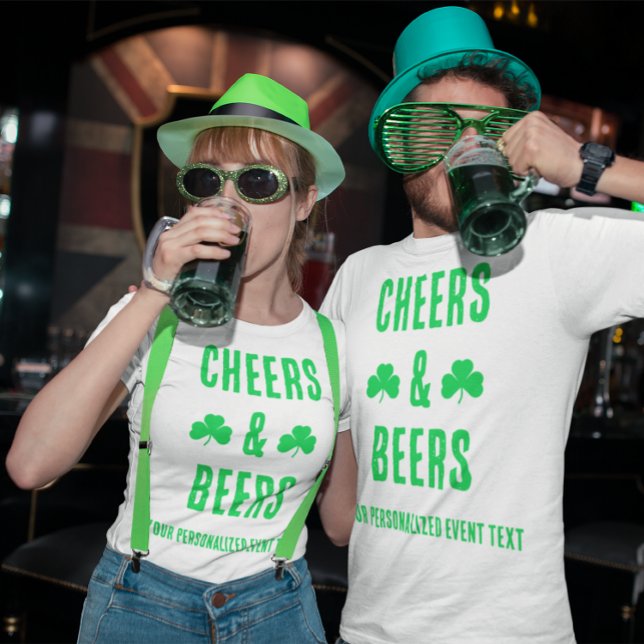 Party-Event für Cheers und Biere T-Shirt (Von Creator hochgeladen)