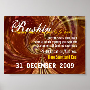 Party Event Poster-Template #011 Poster