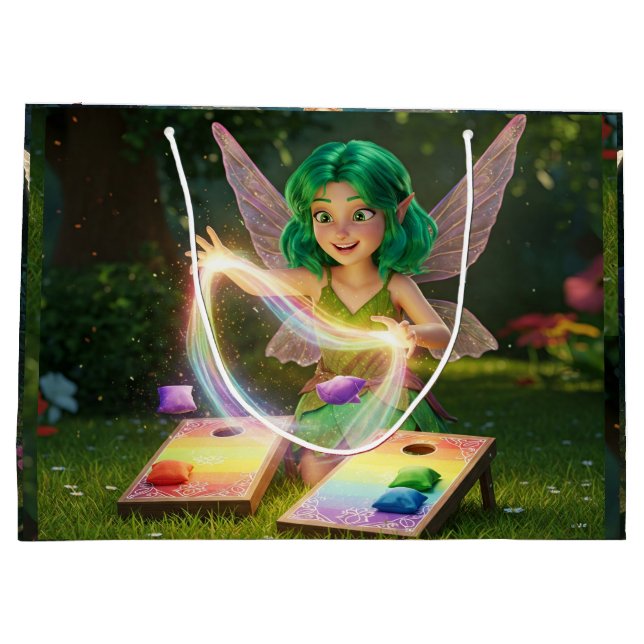 Party Fairy Brautparty Große Geschenktüte (Rückseite)