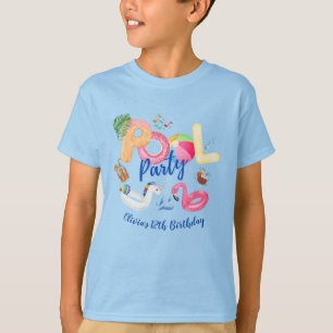 Party-Familie für Pool T-Shirt
