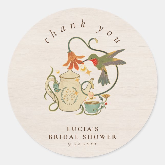 Party Fecore Blumenkohl Runder Aufkleber (Vorderseite)