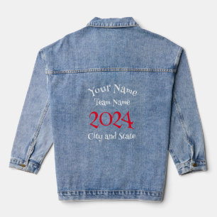 Party-Feier Feiertagsessen Festival 2024 Jeansjacke