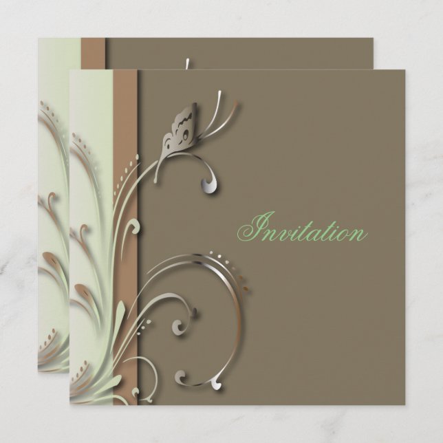 Party-Feier zu allen Zwecken | DIY Text Einladung (Vorne/Hinten)