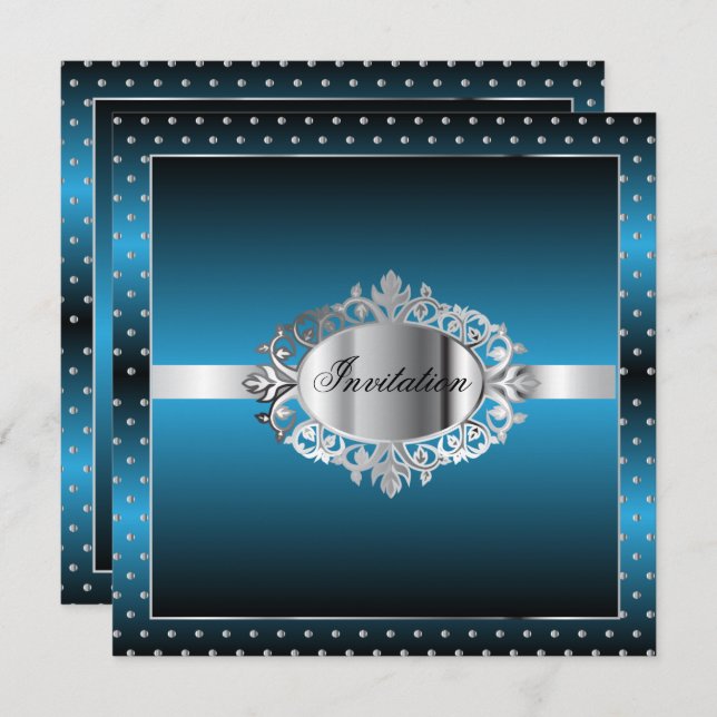 Party-Feier zu allen Zwecken | DIY Text Einladung (Vorne/Hinten)