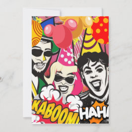 Party Feiertagskarte