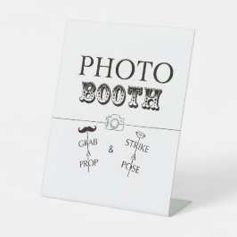 Party Foto Stand Sockelschild